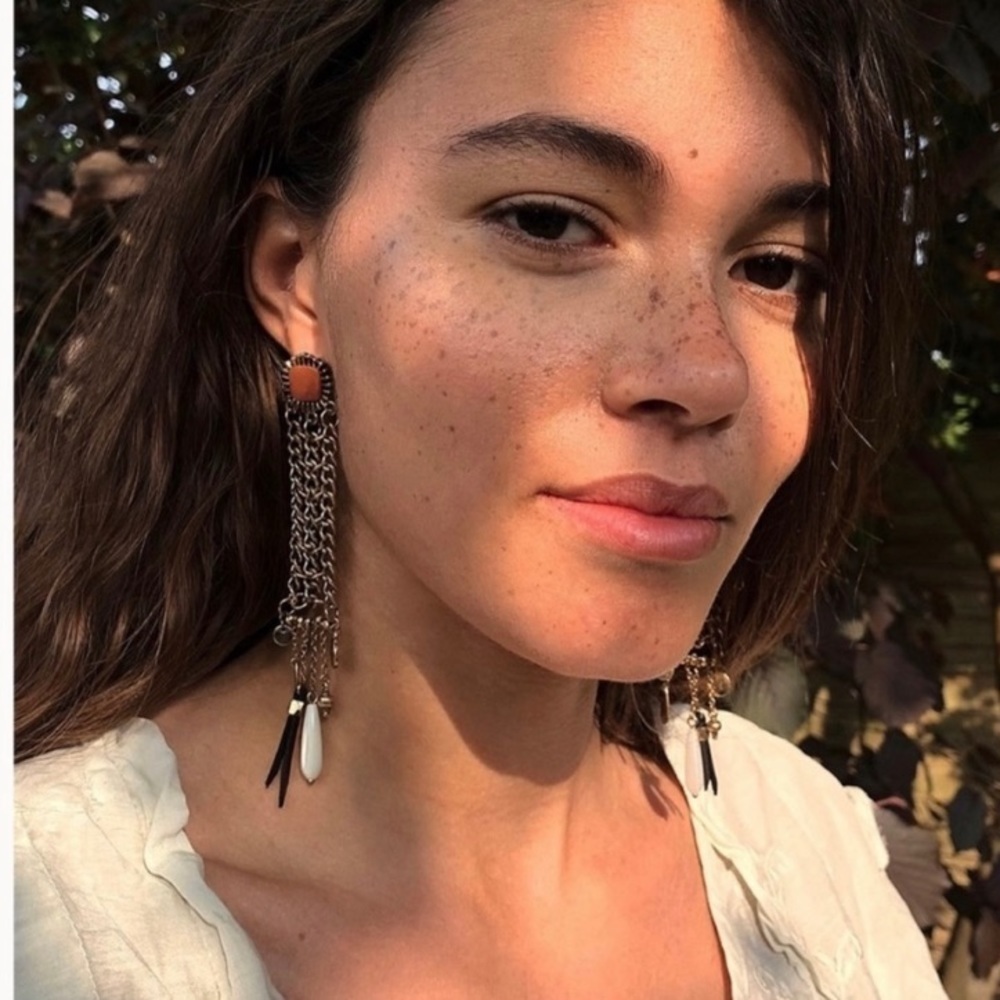 NWT Free People Valerie Stone Earrings